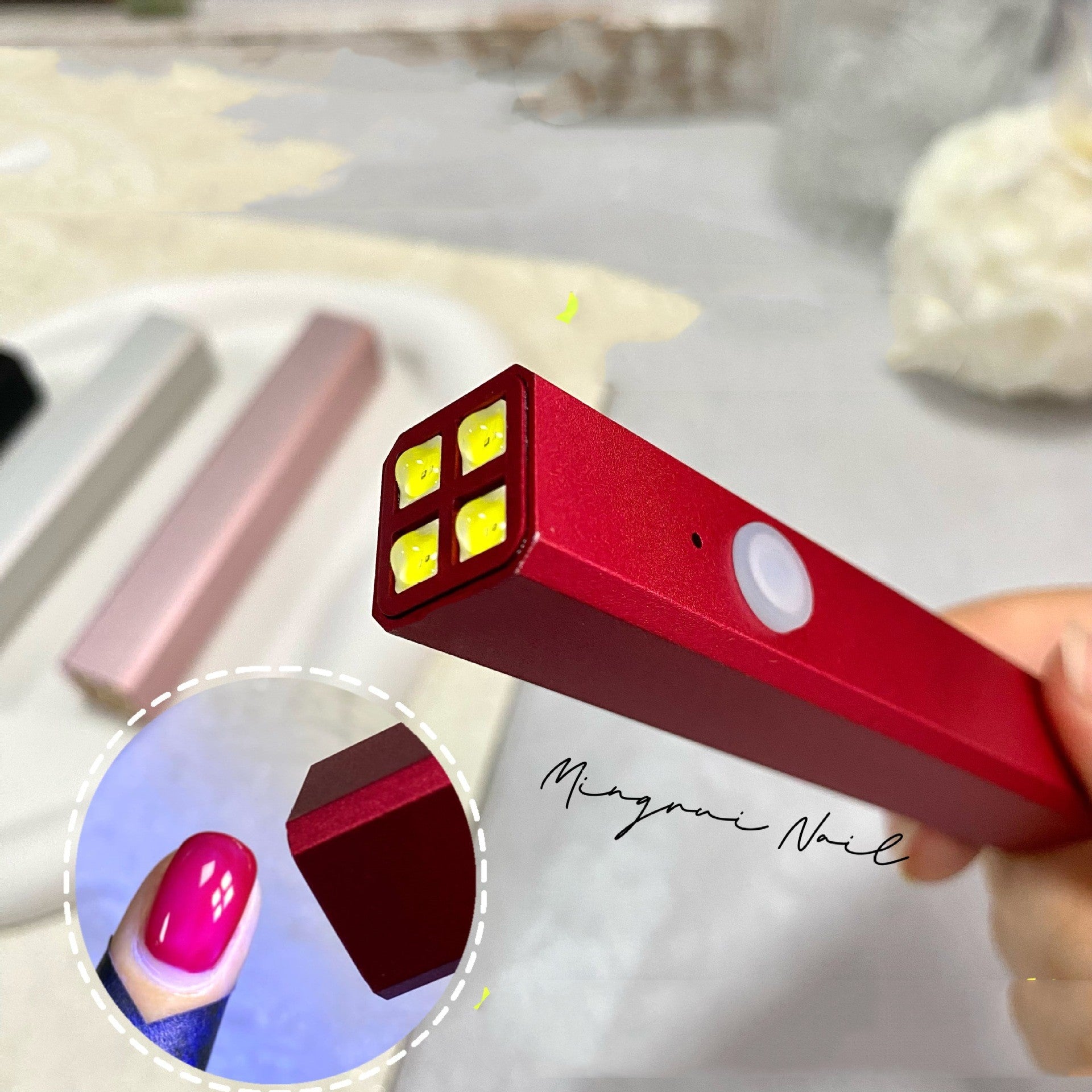 Nail Metal Handheld Lamp Long Endurance