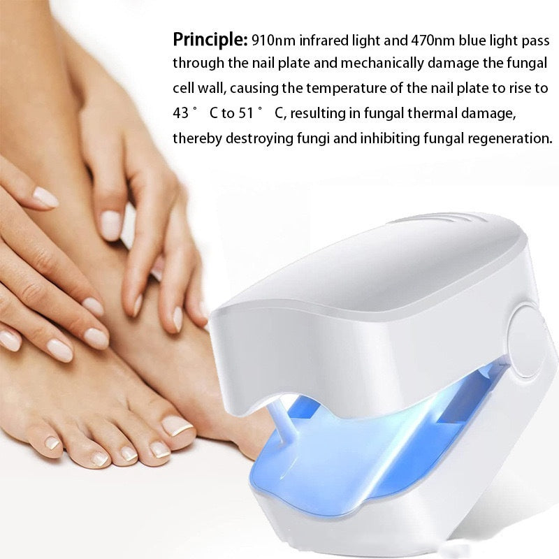 Portable Onychomycosis Auxiliary Tool UV Nail Phototherapy Cleaning Lamp