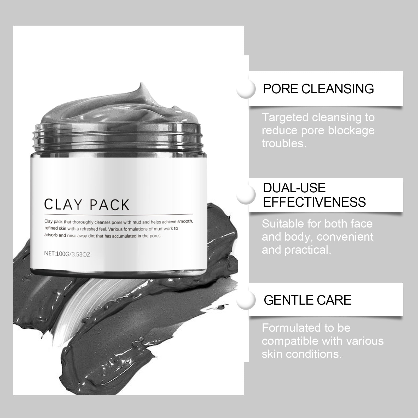 Mineral Mud Softening Mask