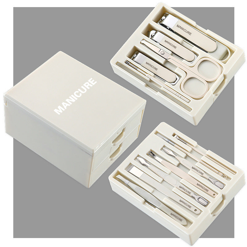 Carbon Steel Manicure Tool Multi-Function Nail Clipper Set