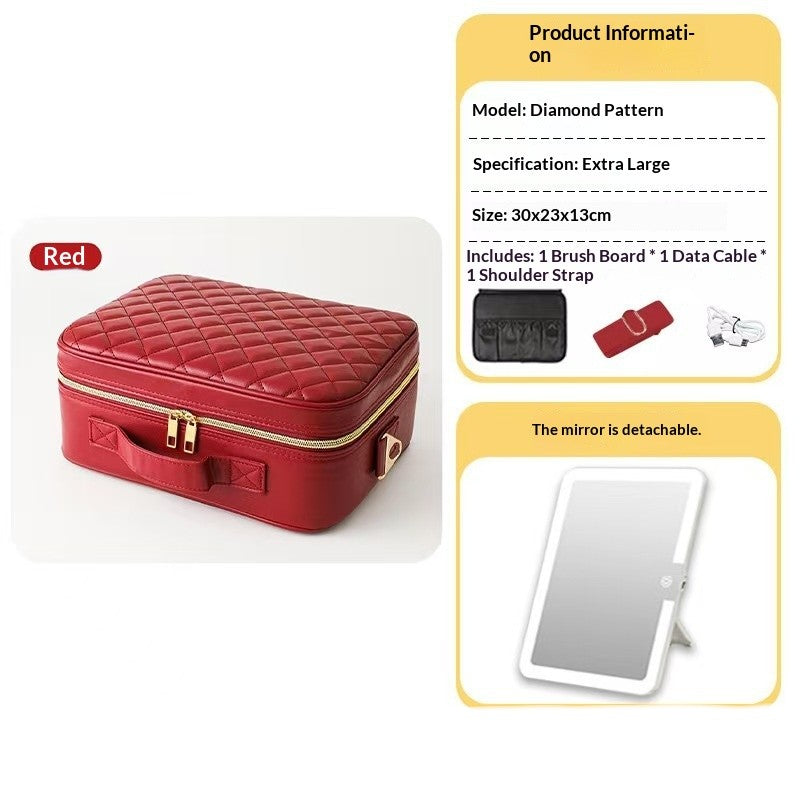 High-capacity Premium Travel And On-the-go Makeup Bag