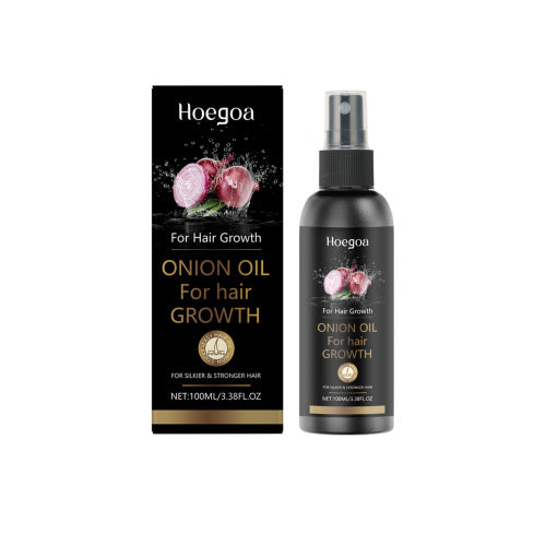 Hoegoa Onion Oil Hair Care Essential Oil Spray Gently Hydrates Hair Follicles Brightening Care Moisturizes And Softens Hair
