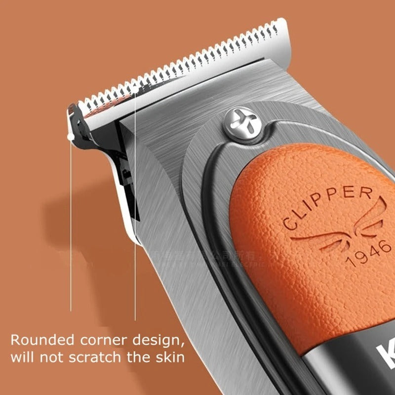 Metal Body Leather Grinding Blade Hair Clipper