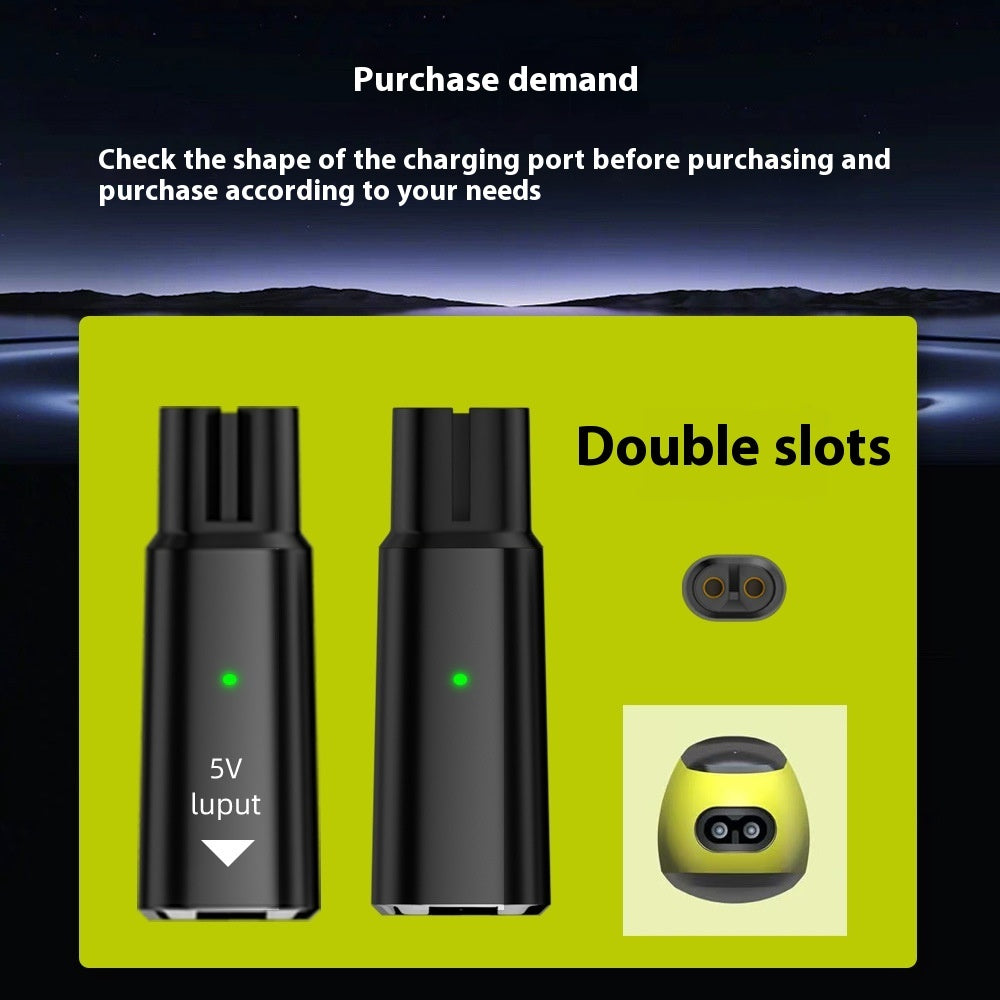 Applicable Electric Shaver Hair Clipper Charging Adapter