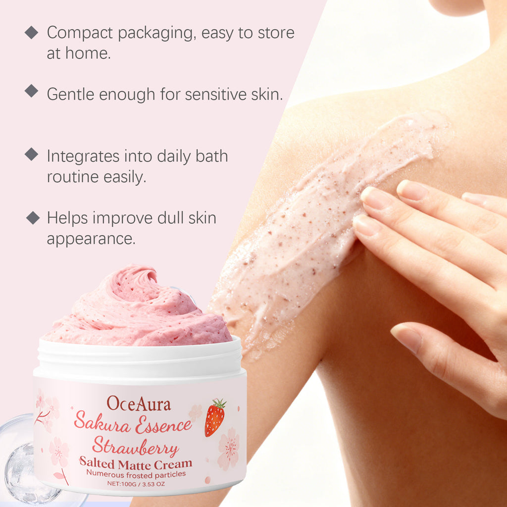 Cherry Blossom And Strawberry Body Scrub