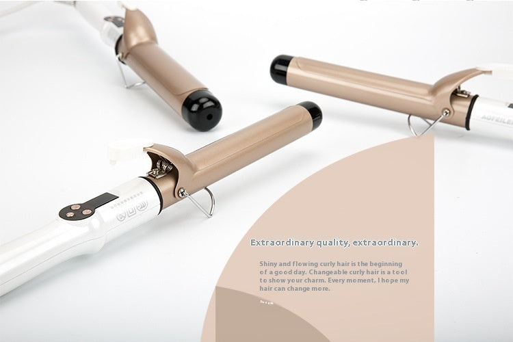 Ceramic Glaze LCD Display Large Roll Small Roll Pear Flower Hair Curler