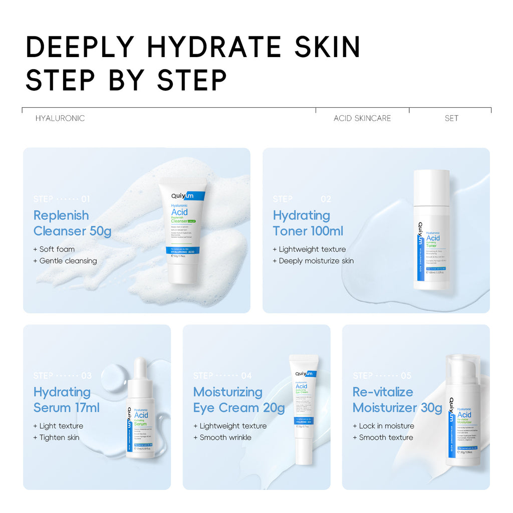 Hyaluronic Acid Skin Care Set 5-piece Set