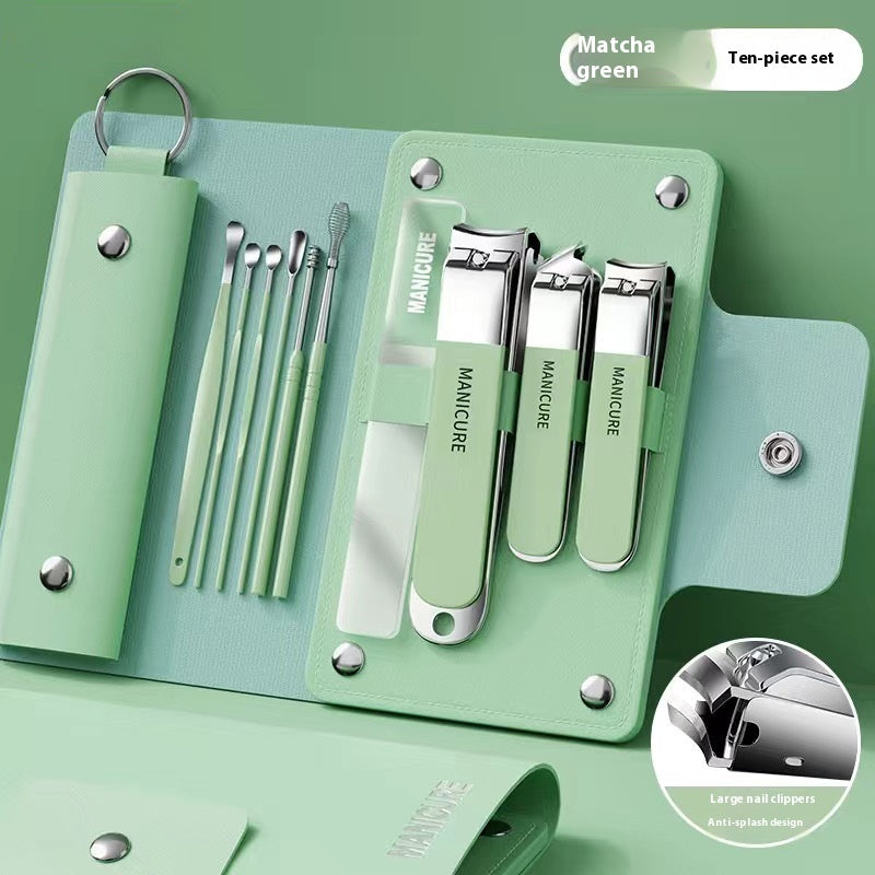 Nail Scissor Set Full Set Of Household Anti-splash Nail Clippers