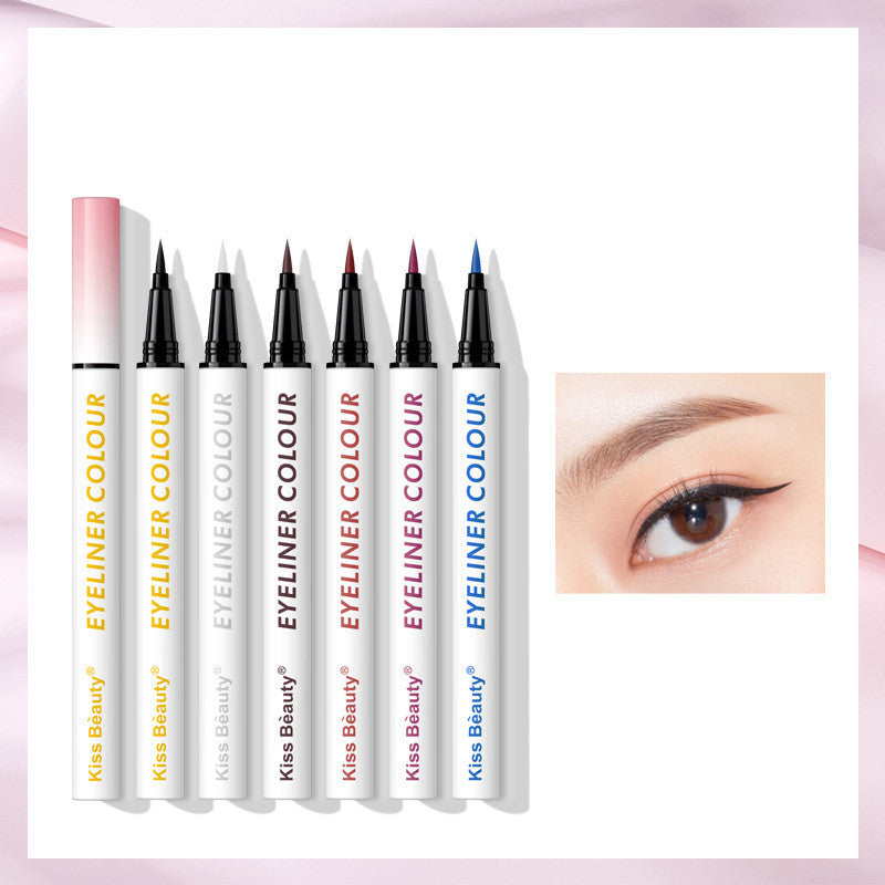 Color Eyeliner Does Not Faint Waterproof And Sweat Proof Liquid Eyeliner