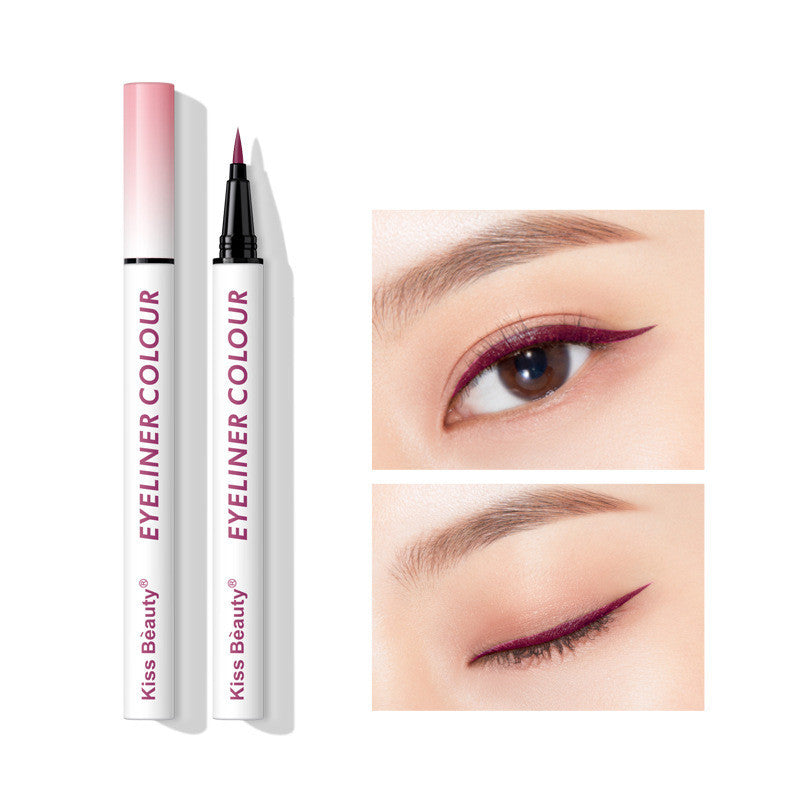 Color Eyeliner Does Not Faint Waterproof And Sweat Proof Liquid Eyeliner