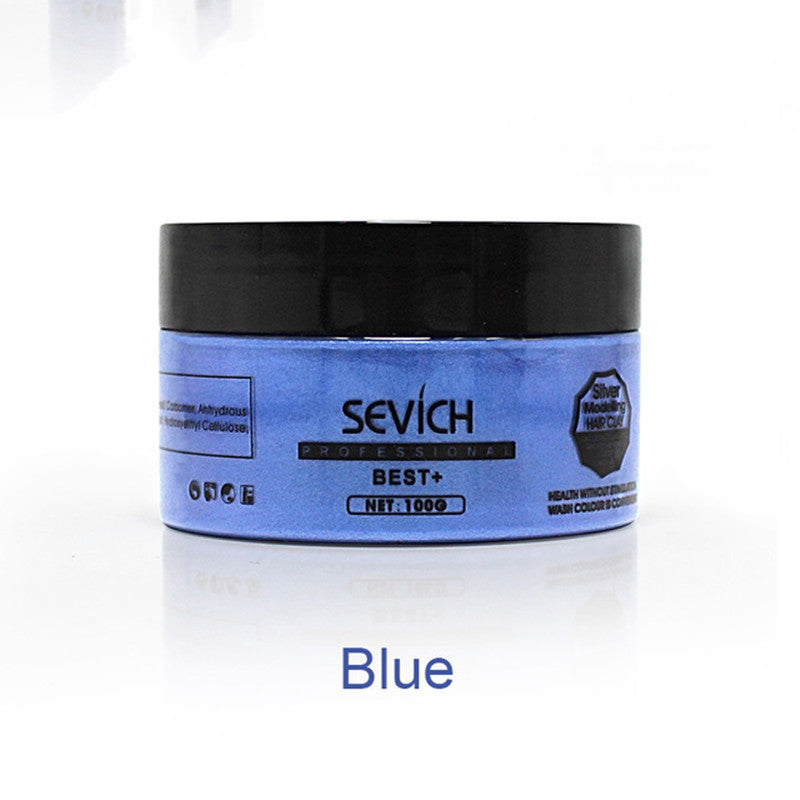 Temporary Hair Color Wax Men Diy Mud One-Time Molding Paste