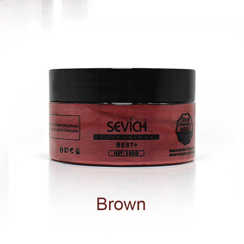 Temporary Hair Color Wax Men Diy Mud One-Time Molding Paste