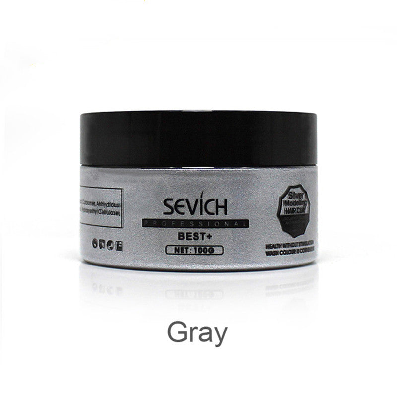 Temporary Hair Color Wax Men Diy Mud One-Time Molding Paste
