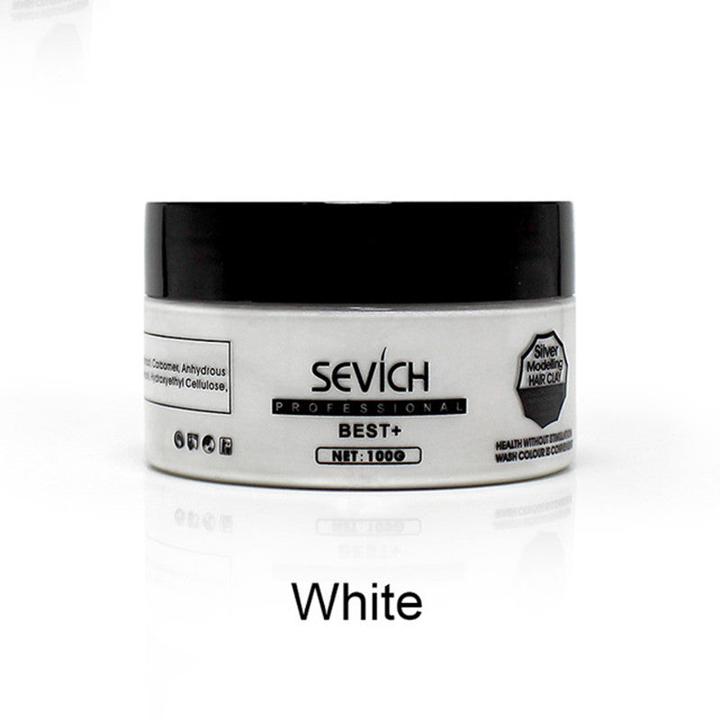 Temporary Hair Color Wax Men Diy Mud One-Time Molding Paste