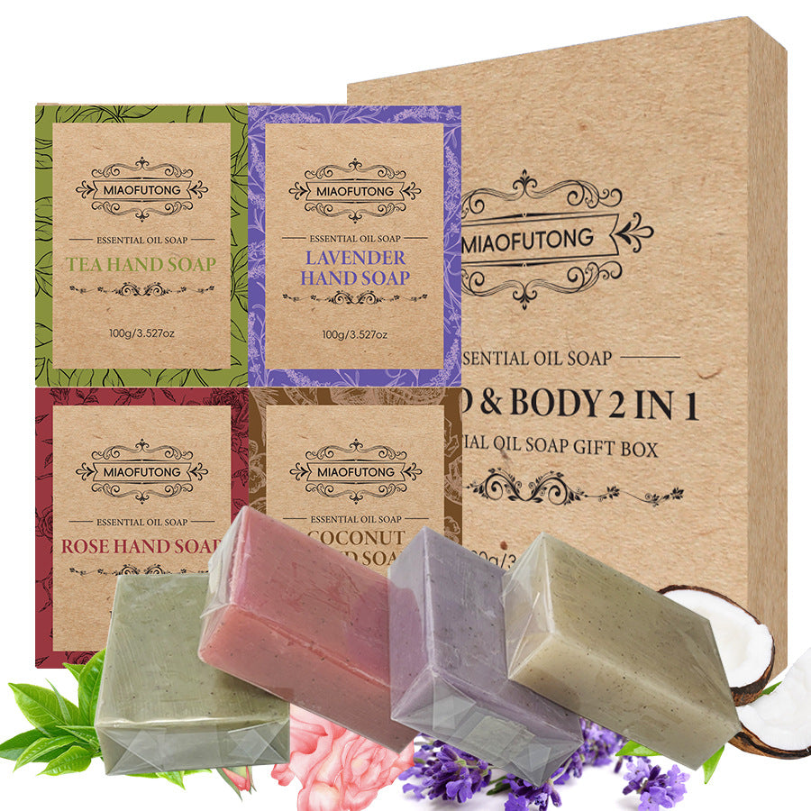 Frosted Particle Soap Lavender Rose Wash Face