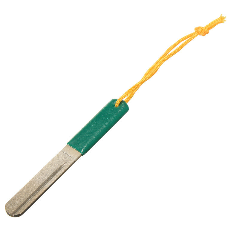 Diamond fish hook file
