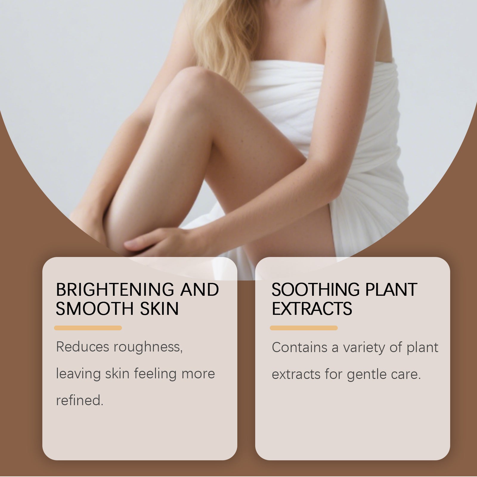 Brown Sugar Body Scrub Cream Smooth, Tender And Gentle