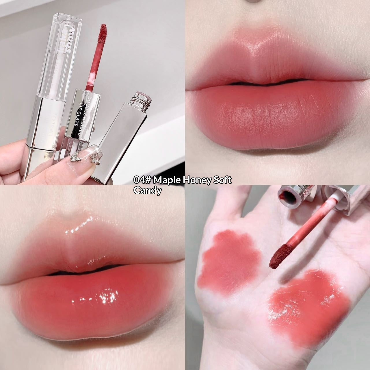 Double-ended Dual-effect Lip Gloss Matte Velvet