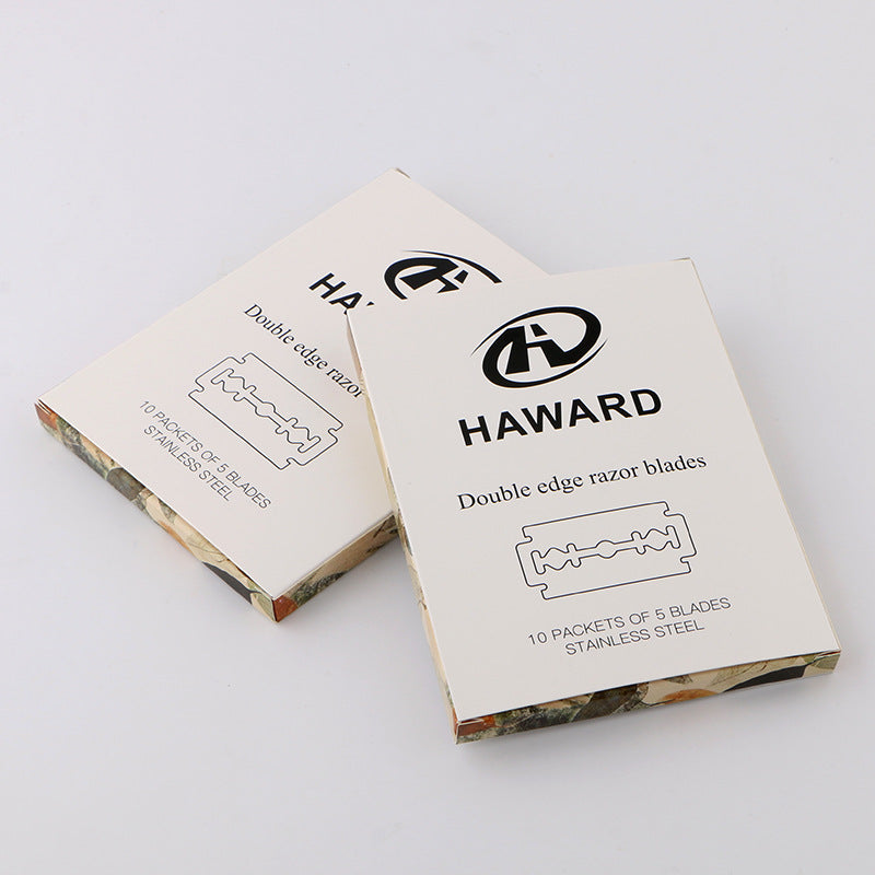 Men's Shaving Old-fashioned Double-edged Safety Razor Blade