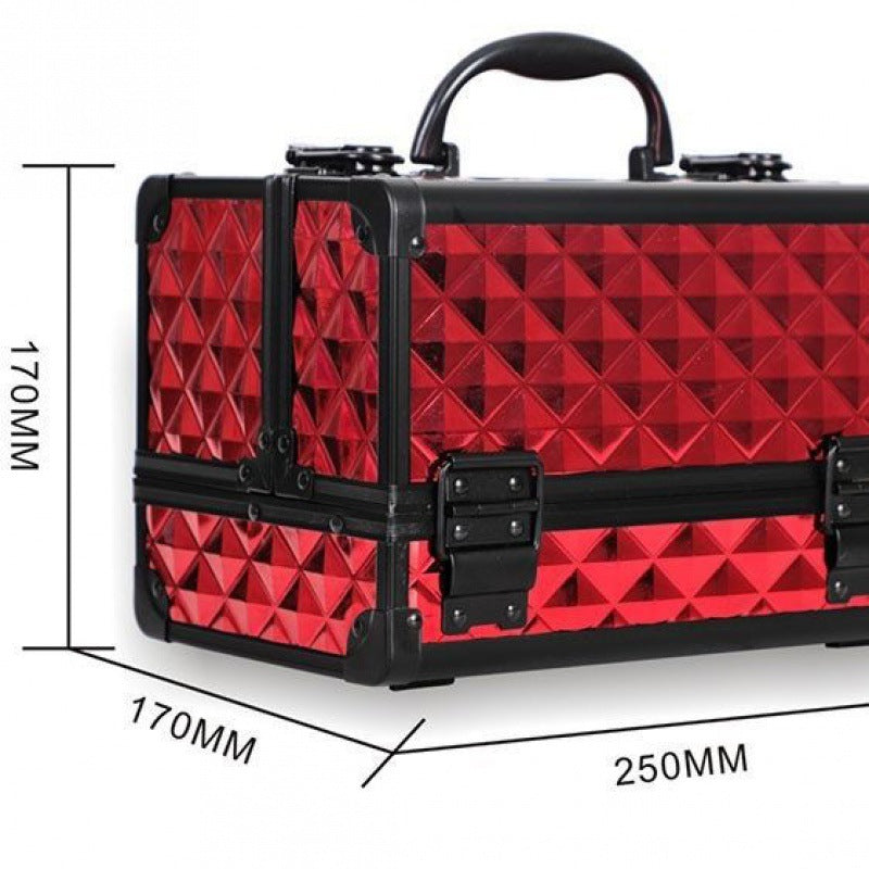 Tattoo Tool Portable Two-layer With Mirror Makeup Box Nail Art Portable Tattoo Embroidery