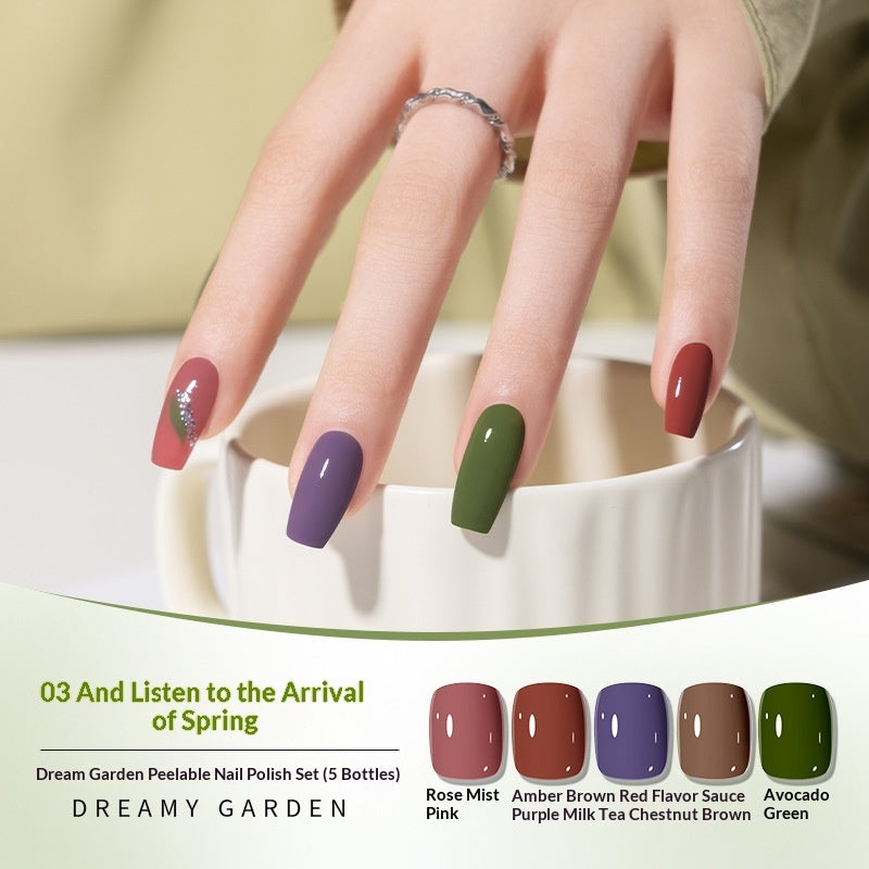 Dream Garden Water-Based Nail Polish SetNo Baking Required