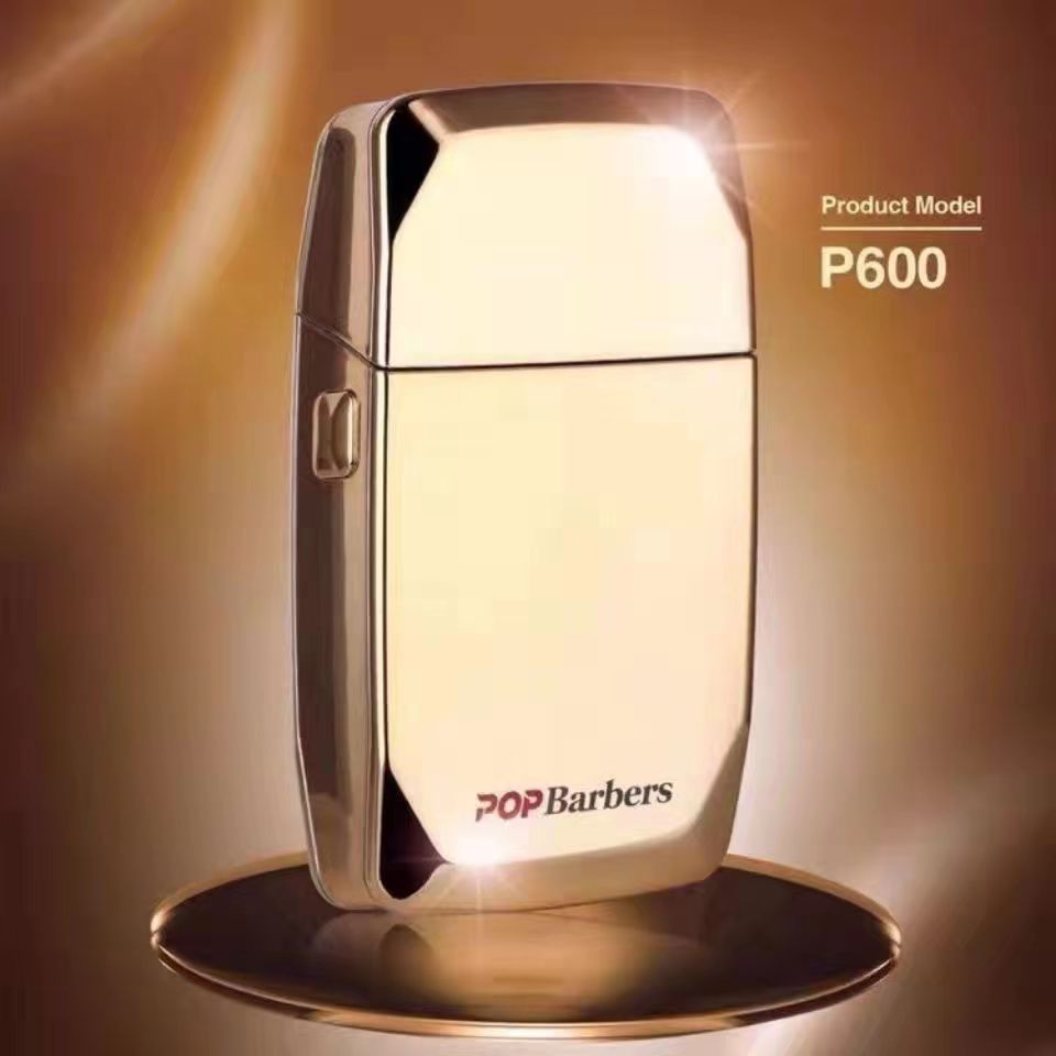 Babas P600 Golden Hair Clipper Oil Head Bald Head Push White Hair Salon Household Shaver Professional Push White Device