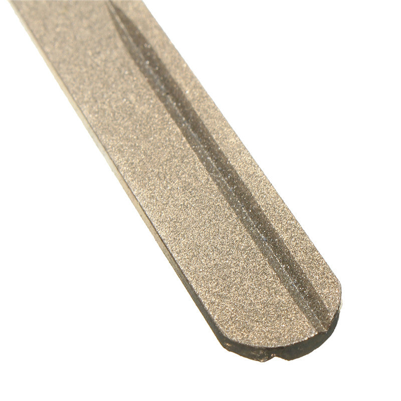 Diamond fish hook file