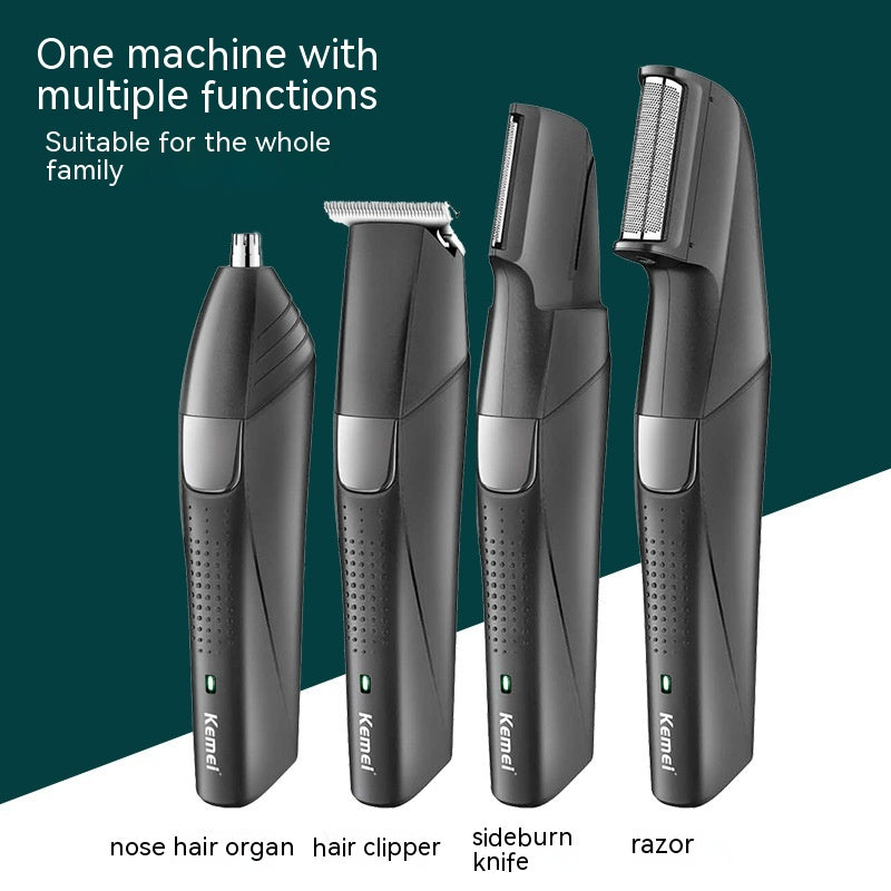 Electric Hair Clipper-5029 Fully Washable Pogonotomy Nose Carving All-in-one Household Haircut Suit