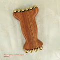 Arrival Green Sandalwood Sheep Horn Facial Massager Beauty Tool With 14 Massage Beads