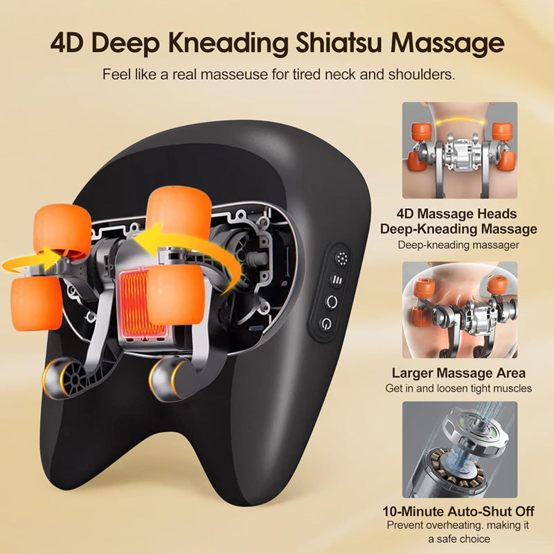 Neck Massager Shoulder And Neck Massage Pillow Lumbar Spine Massage Instrument