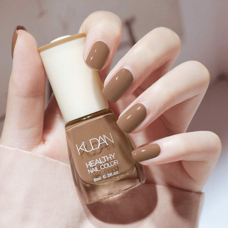 Iridescent Brightening Fine-shimmering No-bake Peel-off-free Clear Nail Polish