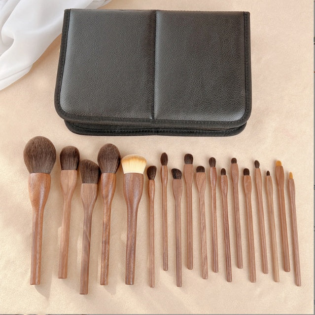 Black Walnut Makeup Brush Set Eye Shadow