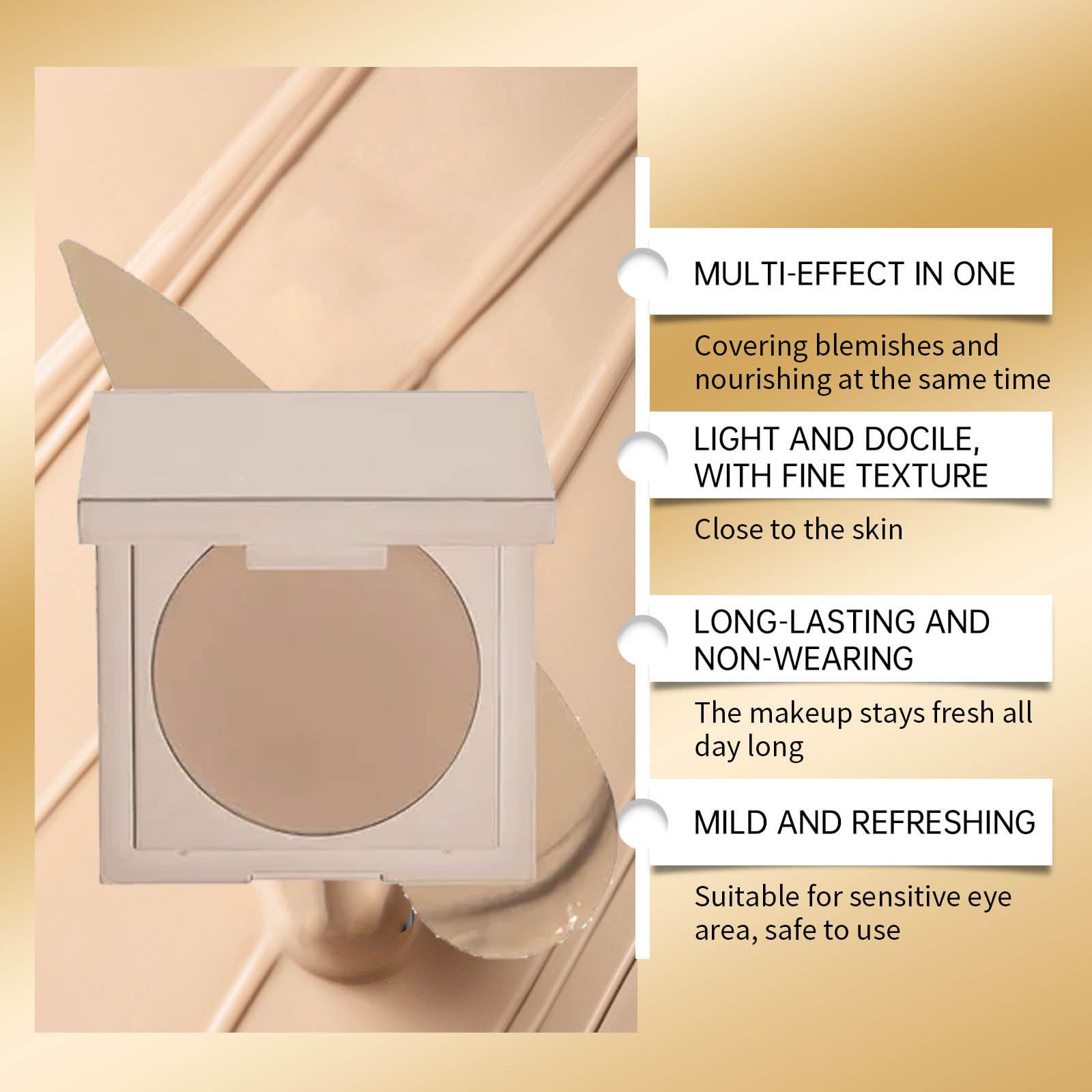 Colored Clay Undereye Corrector Eyeground Concealer