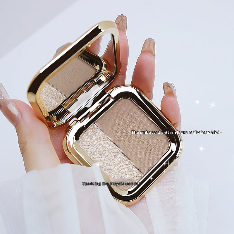 Contouring Palette 3-in-1 Face Makeup For Shading And Highlighting The Nose