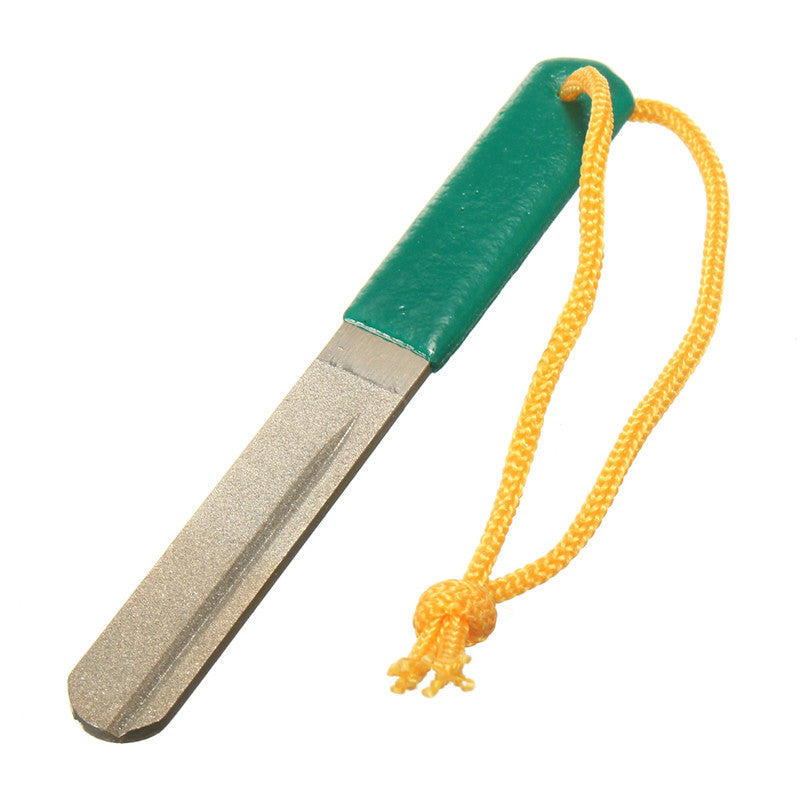 Diamond fish hook file
