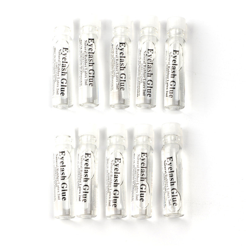 Glass tube eyelash glue