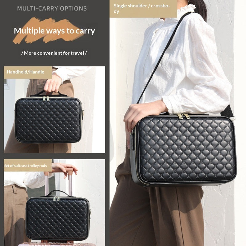 High-capacity Premium Travel And On-the-go Makeup Bag