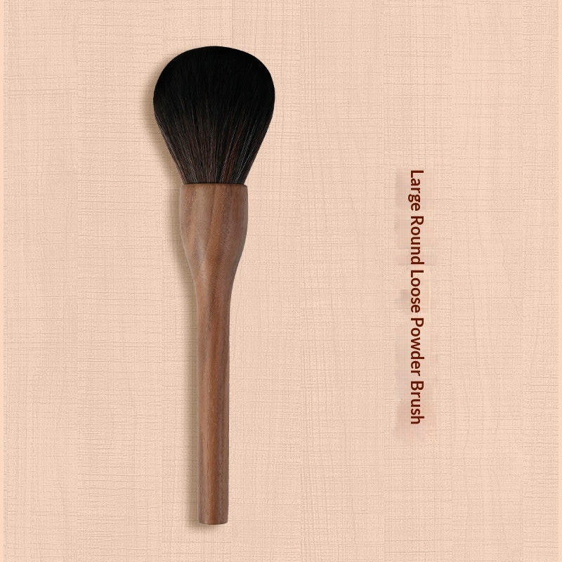 H Set Brush Vintage Soft Black Walnut Makeup Brush