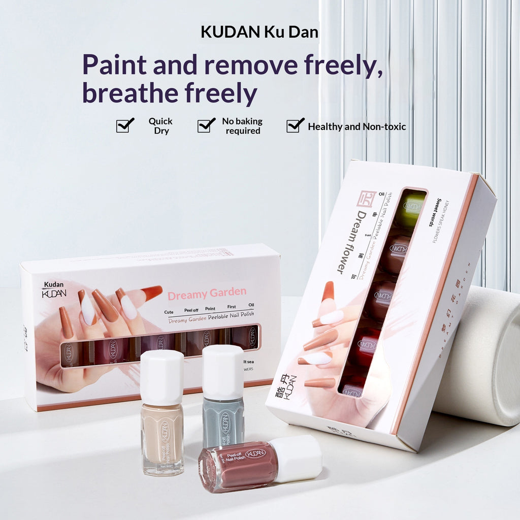 Dream Garden Water-Based Nail Polish SetNo Baking Required