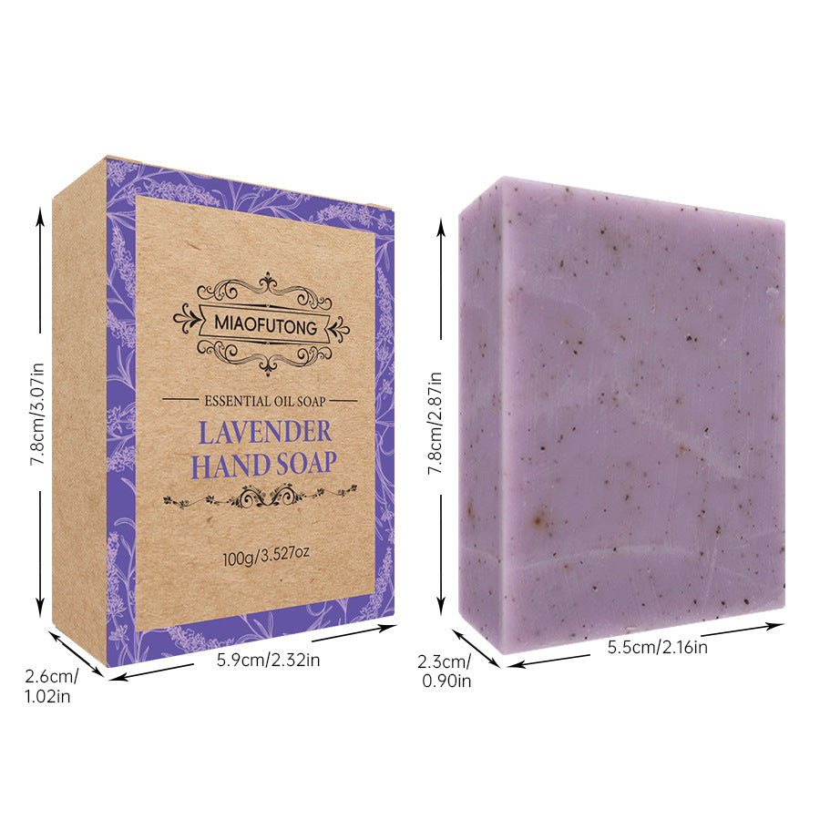 Frosted Particle Soap Lavender Rose Wash Face