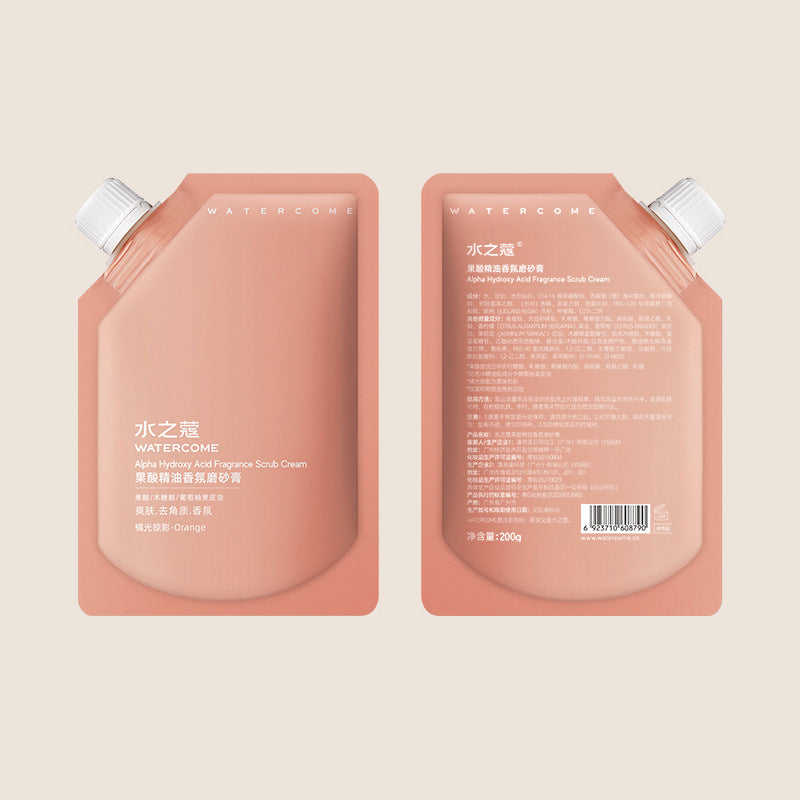 Exfoliating Pimple Moisturizing And Nourishing Tartaric Acid Body Scrub Cream