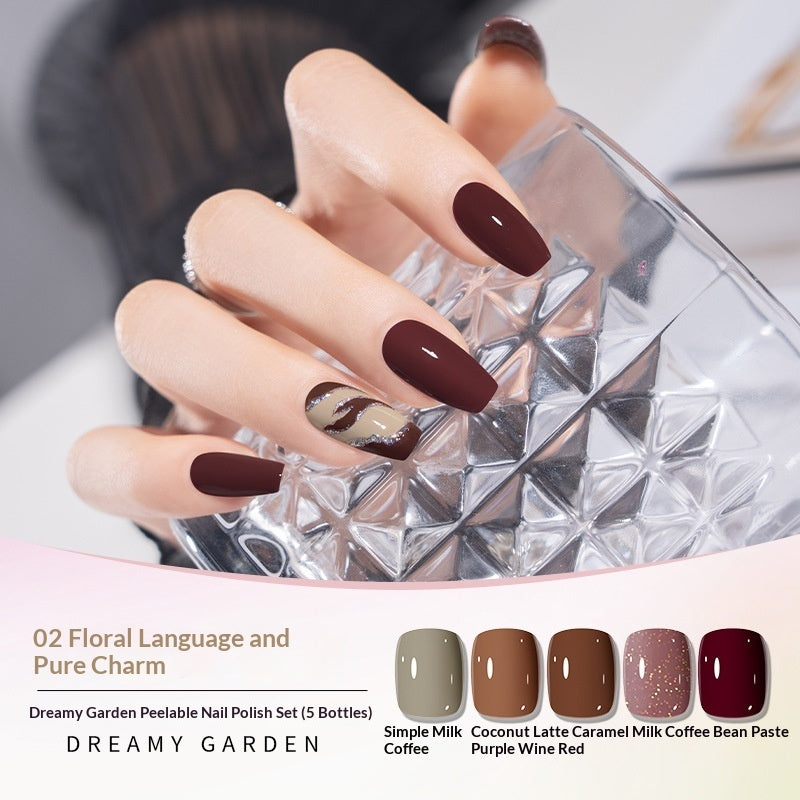 Dream Garden Water-Based Nail Polish SetNo Baking Required