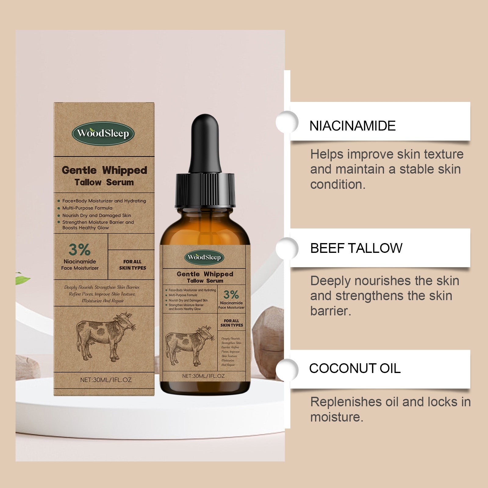 Whipped Tallow Serum