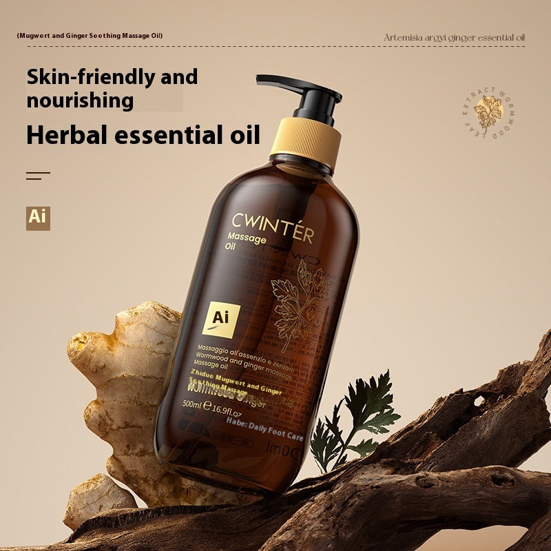 Massage Essential Oil Whole Body Use Meridian Scraping Massage