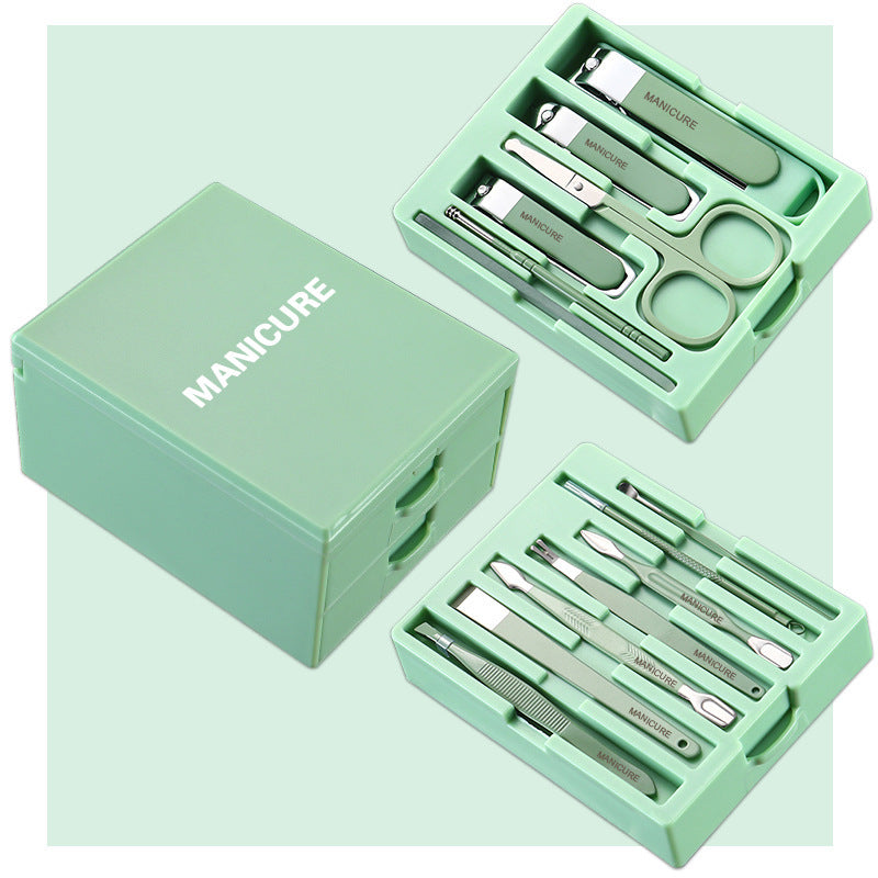 Carbon Steel Manicure Tool Multi-Function Nail Clipper Set