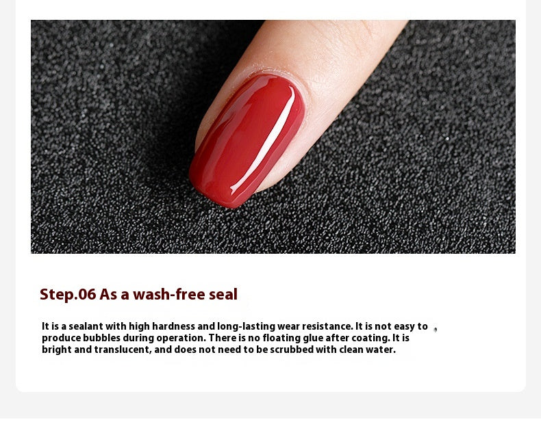 Nail Hard Non-wash Sealing Layer Ornament Polish Gel