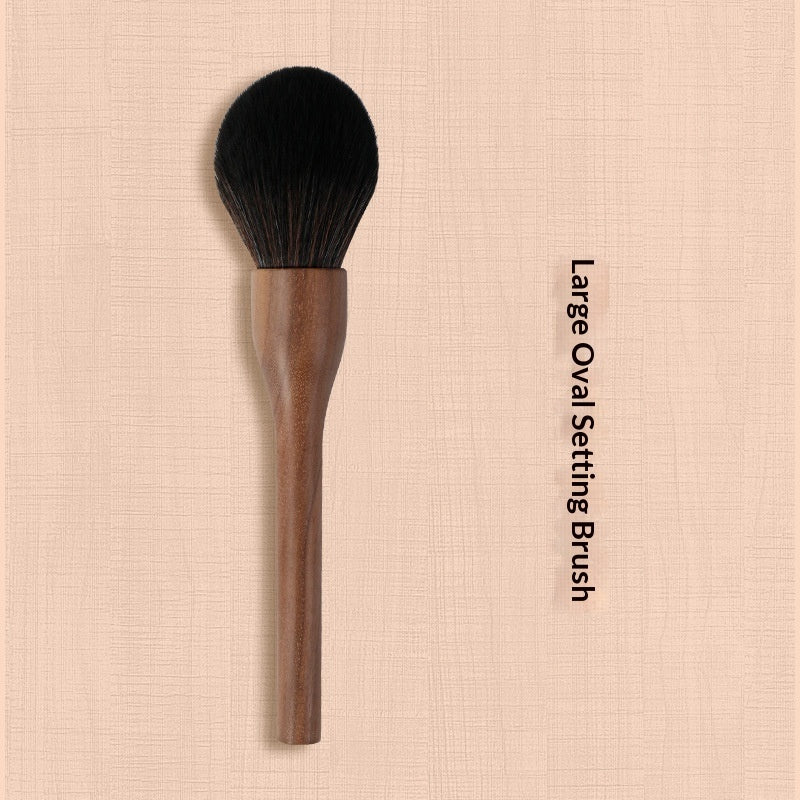 H Set Brush Vintage Soft Black Walnut Makeup Brush