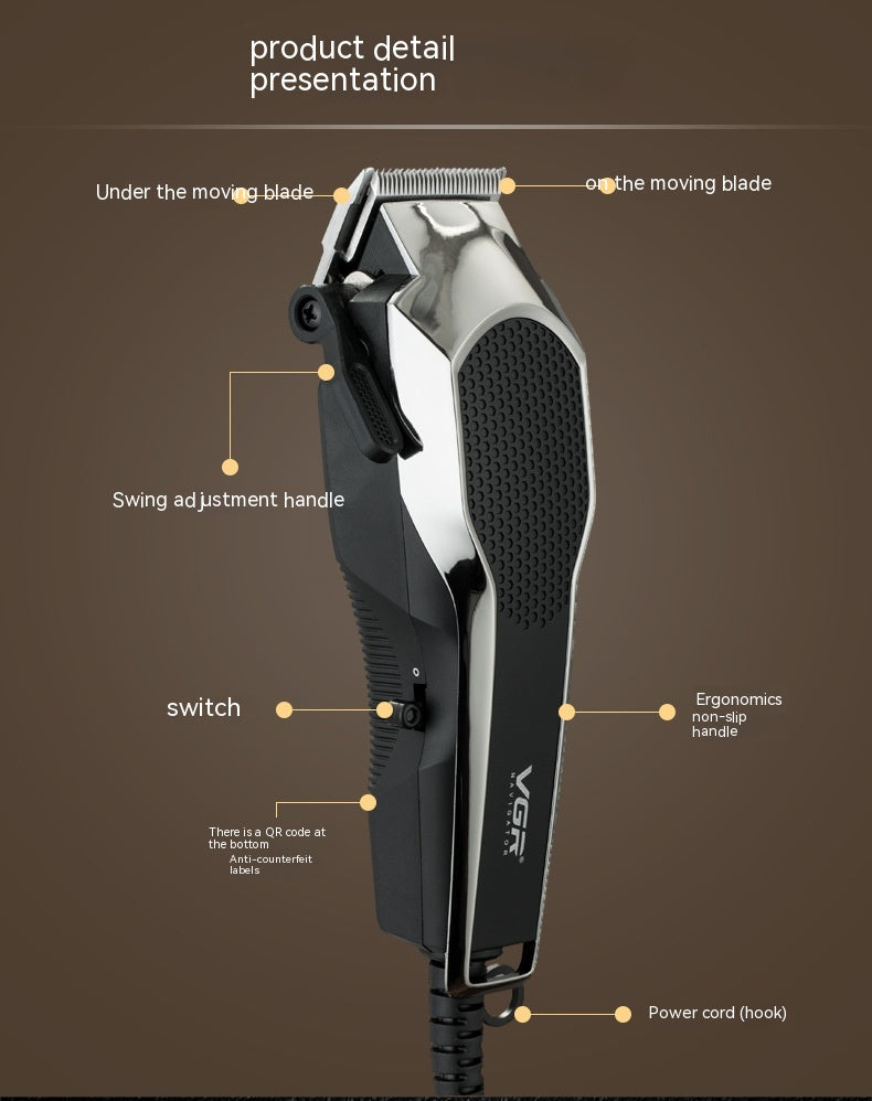 Adjustable Electric Direct Plug-in Hair Clipper