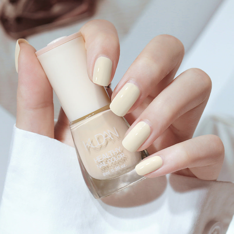 Iridescent Brightening Fine-shimmering No-bake Peel-off-free Clear Nail Polish