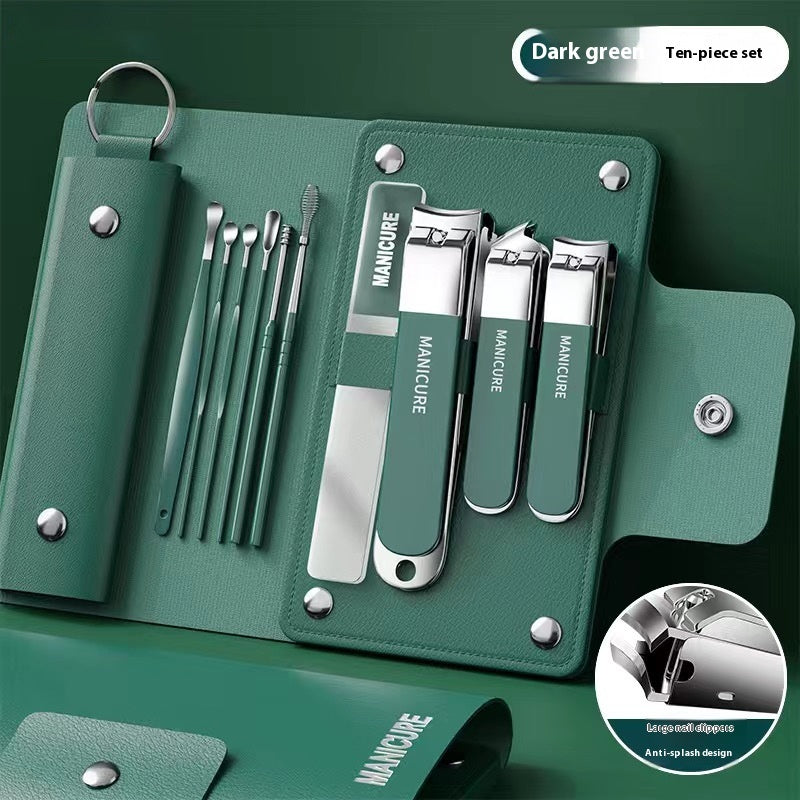 Nail Scissor Set Full Set Of Household Anti-splash Nail Clippers
